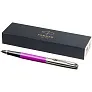 Jotter plastic with stainless steel rollerbal pen - Parker