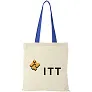 Nevada 100 g/m² cotton tote bag coloured handles - Bullet