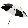 Lisa 23" auto open umbrella with wooden handle