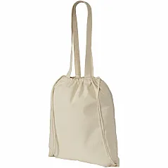 240 g/m² cotton drawstring backpack
