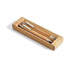 Ball pen and mechanical pencil set