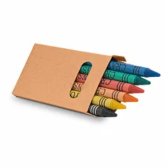 Box with 6 crayon