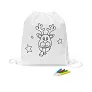 GLENCOE Children's colouring drawstring bag
