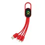  4-in-1 cable with carabiner clip - XD Collection
