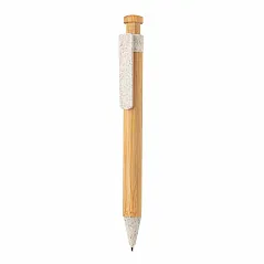 Bamboo pen with wheatstraw clip - XD Collection