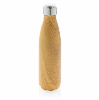 Termosica od nehrđajućeg čelika s uzorkom drva, 500 ml - XD Collection