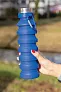  Leakproof collapsible silicon bottle with lid - XD Collection