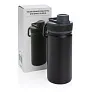  Vacuum stainless steel bottle with sports lid 550ml - XD Collection