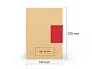 AZUL biodegradable notebook with biodegradable ball pen