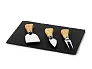 SLATE Cheese knife set. 4/1