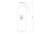 H2O PLUS plastic sports bottle - CASTELLI
