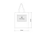 NATURELLA COLOR 130 cotton shopping bag, 130 g/m2