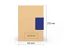 AZUL biodegradable notebook with biodegradable ball pen