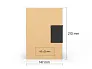 AZUL biodegradable notebook with biodegradable ball pen