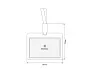 HOLDING plastic ID card holder with lanyard