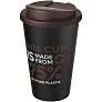 Americano® Eco 350 ml recycled tumbler with spill-proof lid