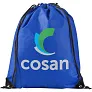Evergreen non-woven drawstring backpack