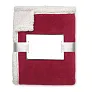 ZERMATT Blanket, coral fleece/ sherpa