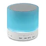 ROUND WHITE okrugli bluetooth zvučnik s LED svjetlom