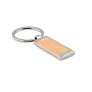 MATIKOS Zinc alloy and wood key ring