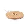 RUNDO Round wireless charger bamboo