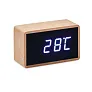 MIRI CLOCK LED alarm clock bamboo casing