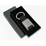 TECH Metal rectangular key ring