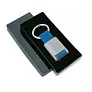 TECH Metal rectangular key ring