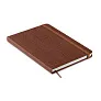 WOODY A5 notebook in PU with penloop
