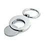 EURING Metal key ring with token