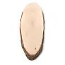ELLWOOD RUNDAM Oval wooden board with bark