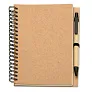 BLOQUERO Recycled notebook and ball pen