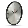 RONDO Wall clock w silver background