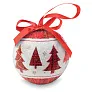 SNOWY Christmas bauble in gift box