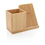  Calgary bamboo 5W wireless charger with pen holder