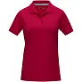 Graphite short sleeve women’s GOTS organic polo - Elevate NXT