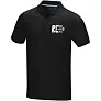 Graphite short sleeve men’s GOTS organic polo - Elevate NXT