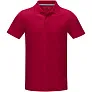 Graphite short sleeve men’s GOTS organic polo - Elevate NXT