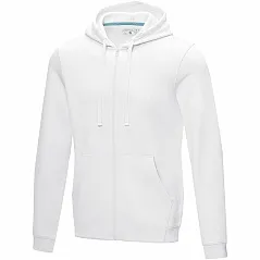men’s GOTS organic GRS recycled full zip hoodie - Elevate NXT