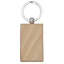 Gian beech wood rectangular keychain