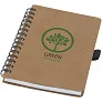 Cobble A6 wire-o recycled cardboard notebook with stone paper