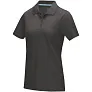 Graphite short sleeve women’s GOTS organic polo - Elevate NXT