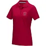 Graphite short sleeve women’s GOTS organic polo - Elevate NXT
