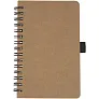 Cobble A6 wire-o recycled cardboard notebook with stone paper