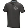 Graphite short sleeve men’s GOTS organic polo - Elevate NXT