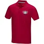 Graphite short sleeve men’s GOTS organic polo - Elevate NXT