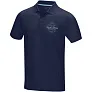 Graphite short sleeve men’s GOTS organic polo - Elevate NXT
