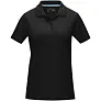 Graphite short sleeve women’s GOTS organic polo - Elevate NXT