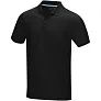Graphite short sleeve men’s GOTS organic polo - Elevate NXT