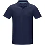 Graphite short sleeve men’s GOTS organic polo - Elevate NXT